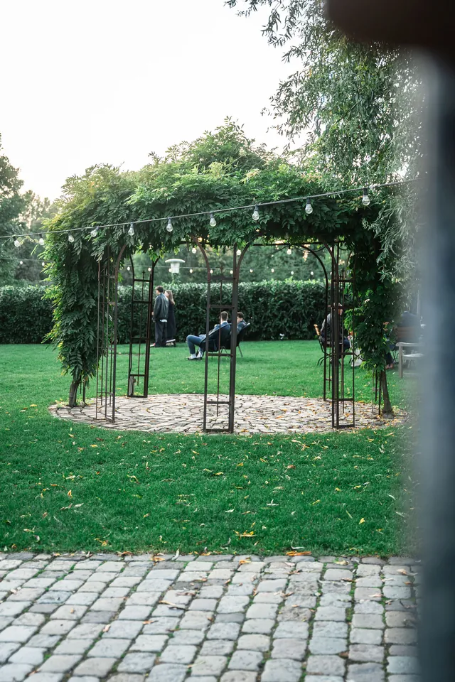 Pavillon im Garten der Schleifenmühle, Hochzeit in der Schleifenmühle Dettenheim-Rußheim