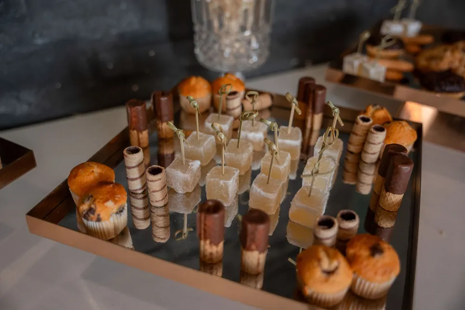 Dessertbuffet, Hochzeit am Schloss Schwetzingen